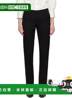 1h可退 潮奢 ANINE BING 女士 黑色 Lula 长裤 A033157000直筒裤