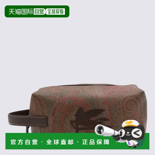 ETRO 男士旅行包 MP2C0010AA086M0019 SS2026 棕色 Beauty case A
