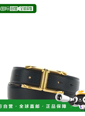 1h可退 潮奢 Elisabetta Franchi 女士 Front 黑色带扣闭合皮革皮