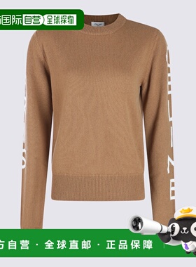 CELINE 女士针织衫 RX0HS2I93GHO4 SS2026 棕色 Crewneck sweater