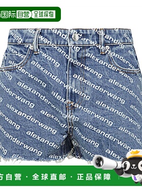 ALEXANDER WANG 女士短裤 CO 蓝色直筒裤 4DC1214897460