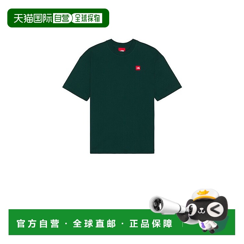 1h可退 潮奢 The North Face 北面 男士 红色方形T恤 NF0A8EG5