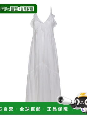 潮奢 ISABEL MARANT 女士 白色棉质连衣裙 26PRO1003FBB3J04E20WH