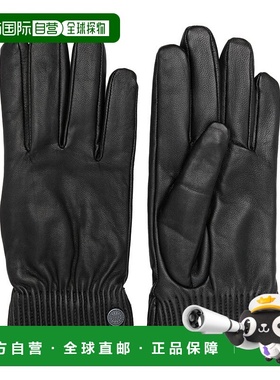 CANADA GOOSE 女士手套 5443L9061 AW2025 黑色 LEATHER RIB LUXE