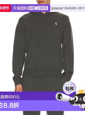 1h可退 潮奢 SPORTY & RICH 男士 羊绒连帽衫 WS08462302GY04