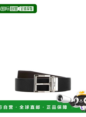 PRADA 男士腰带 2CC004053F0XCR AW2025 黑色 CINTURE