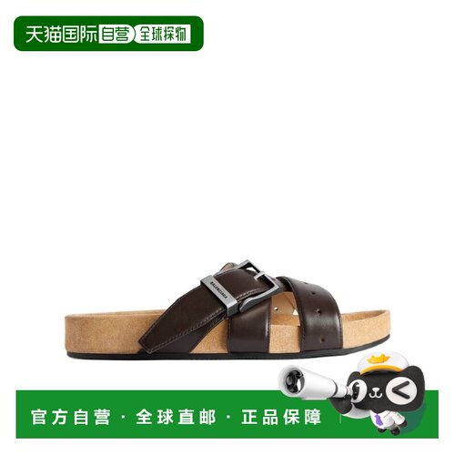 1h可退 奢淘 Balenciaga 搭扣凉拖 男 866354WCDT1凉鞋