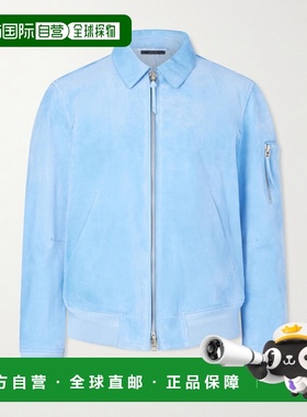 1h可退 潮奢 Tom Ford 汤姆 福特 男士 绒面革短夹克 LBS086LMS02