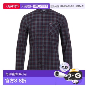 1h可退 潮奢 Tommy Hilfiger 汤米 希尔费格 男士 格纹衬衫