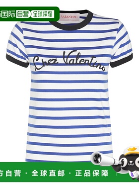 VALENTINO 女士T恤 6B3MG24P961CR1 SS2025 白色