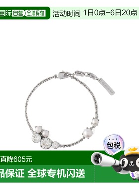 1h可退 GIVENCHY 女士手链手镯 BF20JZF05M132 SS2025 银色 徽标