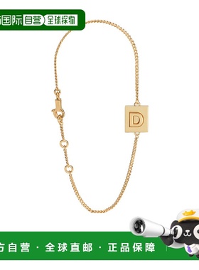 CELINE 女士手链手镯 46B1D6BRA35OR SS2022 黄色 字母D链式手镯