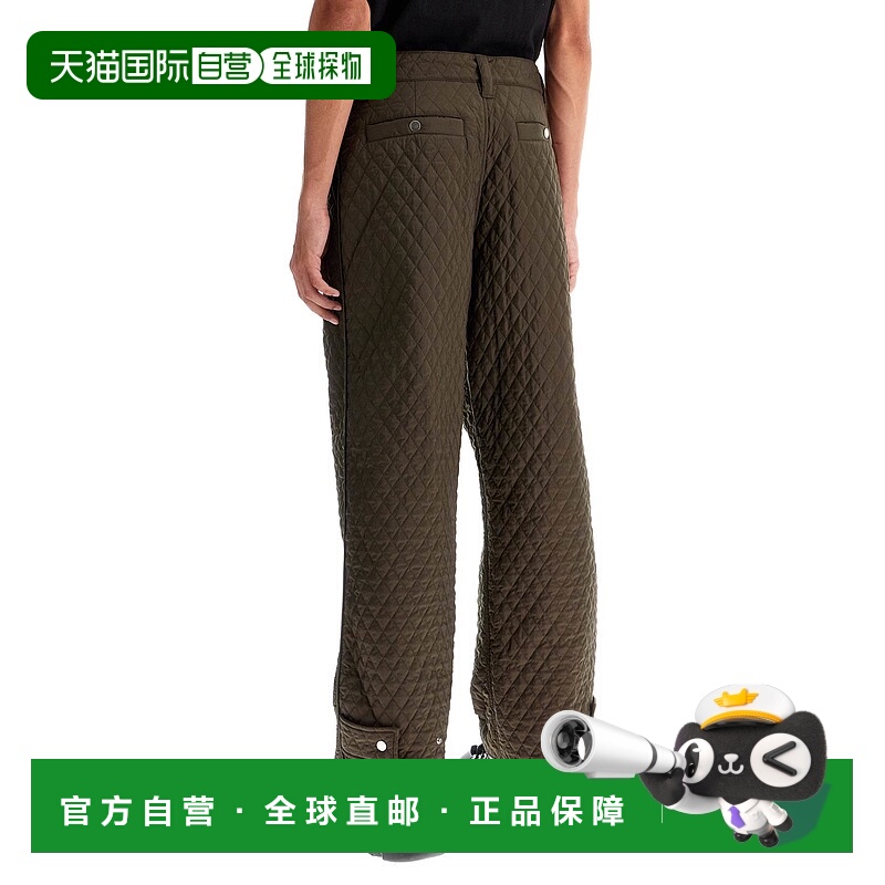 1h可退 BURBERRY 男士T恤 8093048C1173 AW2024 卡其色 Army gree