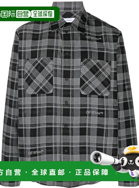 OFF-WHITE 男士衬衫 OMGE030F23FAB0010800 AW2023男装休闲风