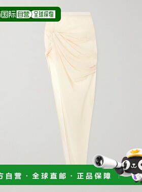 1h可退 潮奢 rick owens 瑞克 欧文斯 女士 褶皱半身裙 LI01E4304