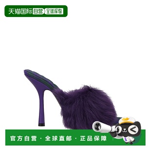 巴宝莉 女士 凉鞋 1h可退 舒适时尚 Burberry purple紫色 潮奢
