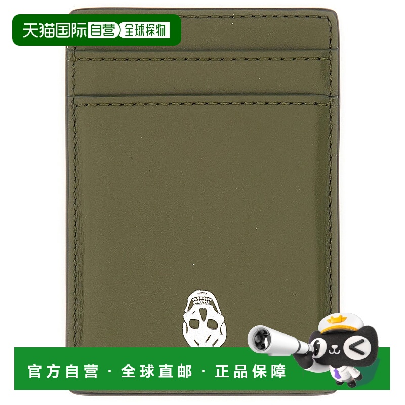 1h可退 ALEXANDER MCQUEEN 男士钱包 8361401AAVB2875 AW2025牛皮