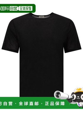 SAINT LAURENT 男士T恤 749102Y37IL1000 CO 黑色