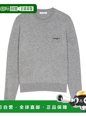 GIVENCHY 男士针织衫 BM90W94YP3055 SS2026 灰色 Wool sweater