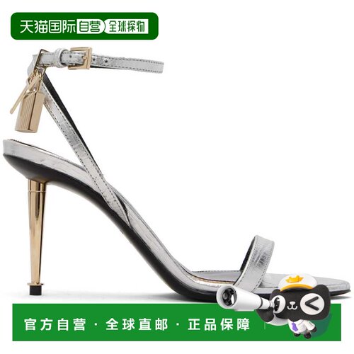 Tom Ford 汤姆 福特 女士 TOM FORD 银色 Nappa Padlock Pointy N