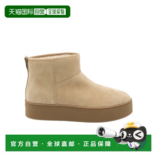 女 1h可退 圆头短筒靴 Hogan HXW6980FT506RN厚底女靴 奢淘