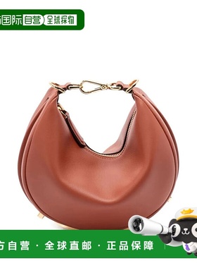 FENDI 女士手提包 8BS081A5DY14 AW2025 棕色 Fendi Graphy Mini