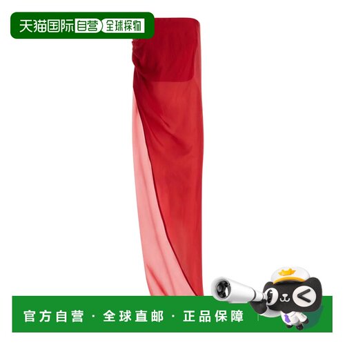 RICK OWENS 女士T恤 RP01D2135SH03 SS2024 红色 真丝上衣