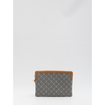 CELINE 女士手拿包 10J502GX507PM SS2026 浅棕色 Small clutch w