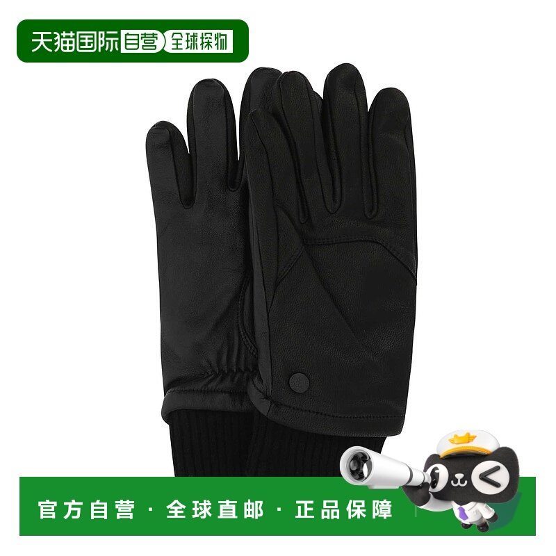 CANADA GOOSE 男士手套 5287M61 CO 黑色 Black leather Workman