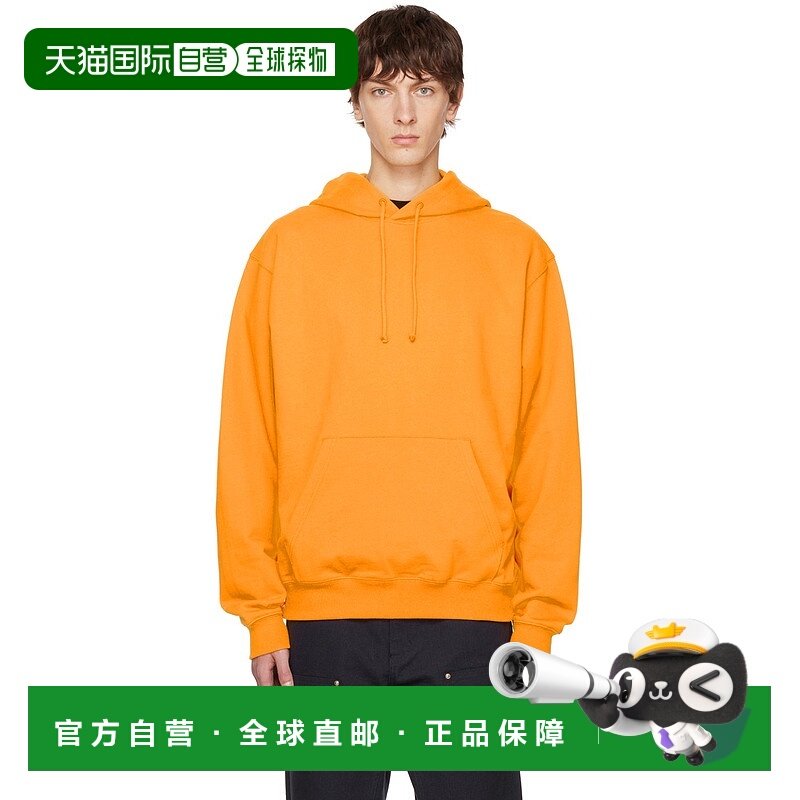 1h可退 潮奢 Stockholm Surfboard Club 男士 黄色印花连帽衫 BU1