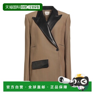 1h可退 潮奢 KHAITE 女士 西装外套 brown棕色 舒适时尚
