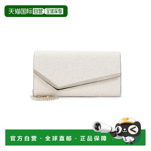 EMMIEGQI SS2026 浅棕色 JIMMY Choo 女士手拿包 Jimmy Clut CHOO