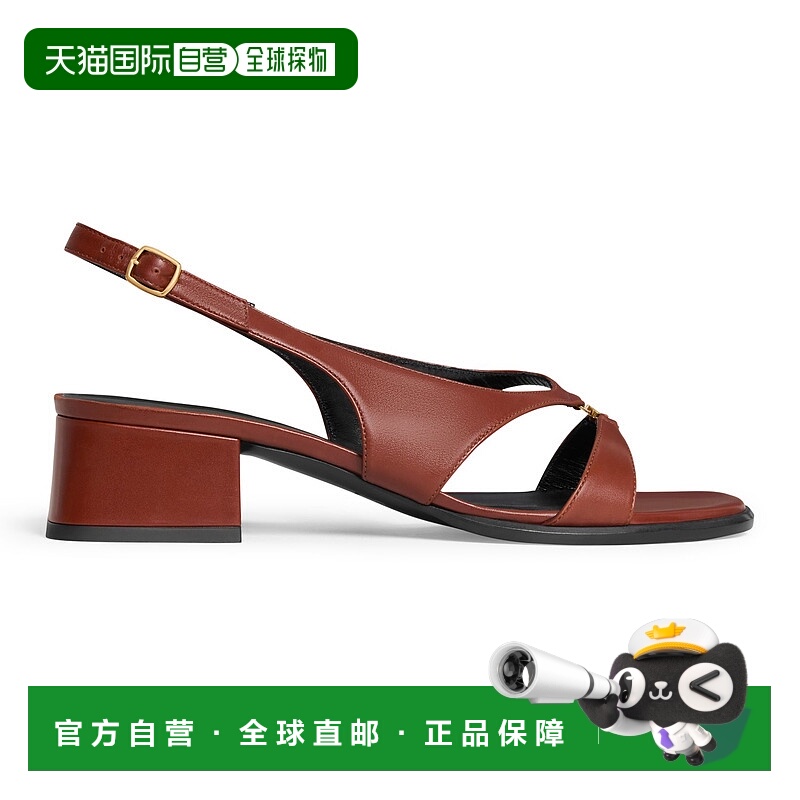 1h可退 潮奢 Celine 思琳 女士 Clemence Triomphe 露跟小牛皮凉