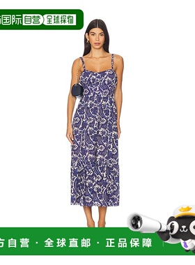 1h可退 潮奢 ULLA JOHNSON 女士 Nadine 背心中长连衣裙 PF250133