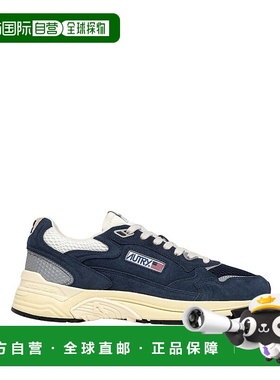 AUTRY 男士运动鞋 HYLMUM01BLUET SS2026 蓝色 HYPERWAY LOW SUED
