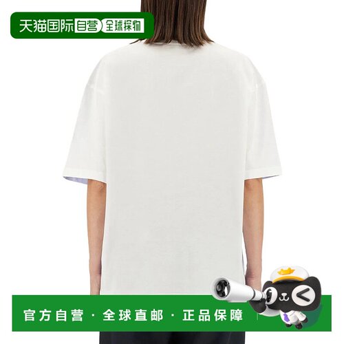 MARNI 女士T恤 THJET49QXUTC01700B20 AW2024紫色短袖