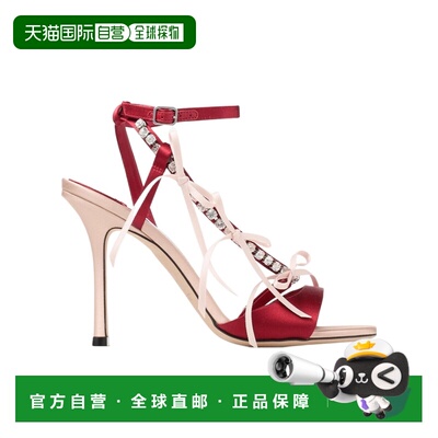 JIMMY CHOO 女士凉鞋 LULA100BPZ113395 AW2025 红色高跟