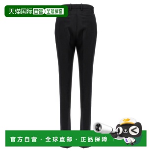 GUCCI 女士休闲裤 769973Z592B1000 AW2024 黑色 PANTS WITH CLAM