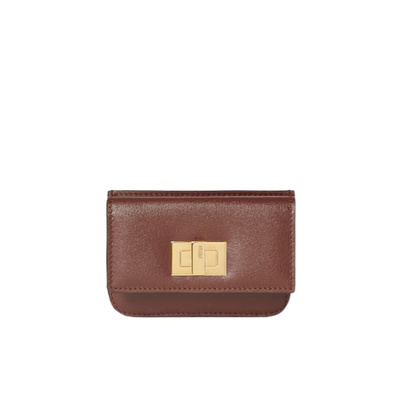 FENDI 女士钱包 8M0556AWR7F1JB6 SS2026 棕色 Way 卡包