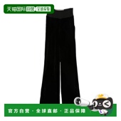 黑色阔腿裤 RICK RP02E4301V09 SS2025 OWENS 女士休闲裤