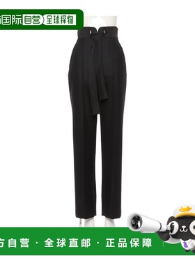 VALENTINO 女士正装裤 BRB6Z52TS0NO SS2026 黑色 口袋休闲裤