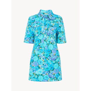 SS2026 CHLOÉ 女士连衣裙 CH26URO693074ZA 斜纹迷你POLO连 花色