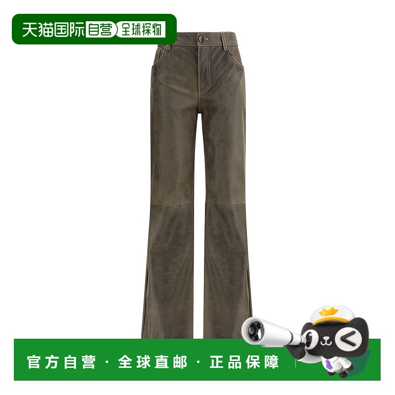 1h可退 潮奢 Etro 艾特罗 女士 皮革长裤 WROC0011AP376