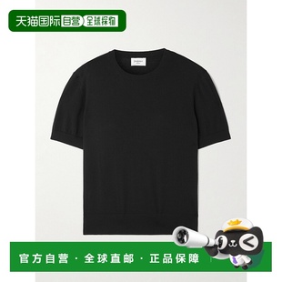 Laurent 圣罗兰 女士 1h可退 套頭衫 Saint 圓領短袖 841336Y 潮奢