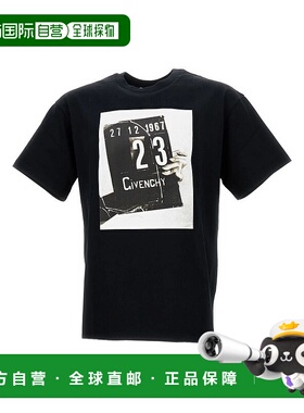 1h可退 潮奢 Givenchy 纪梵希 男士 黑色 Clapperboard Print T