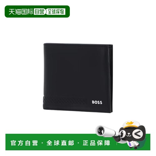 BOSS 男士钱包 505684151BLACK AW2026 黑色 GB Monogram Wallet