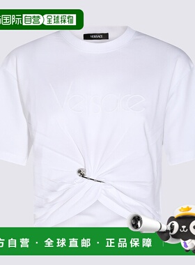 VERSACE 女士T恤 10188981A136101W000 SS2025 白色