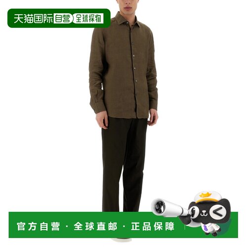 1h可退 Z ZEGNA 男士休闲裤 915F21A977PM12202 SS2025 棕色
