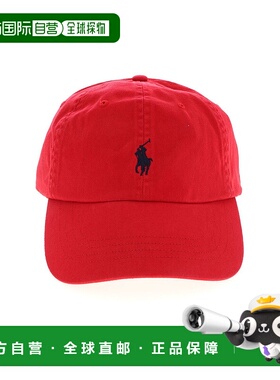 POLO RALPH LAUREN 男士帽子 710548524002 CO 红色帽檐鸭舌帽