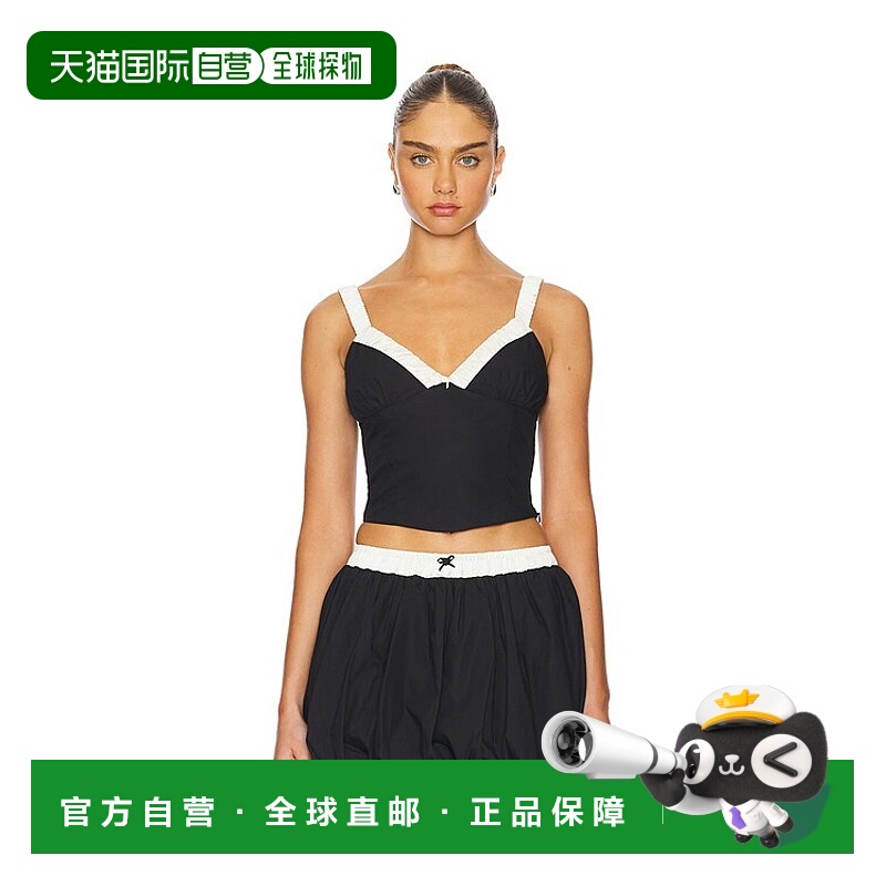 1h可退 潮奢 NIA 女士 Serafina 上衣 NT1743 black黑色 舒适时尚